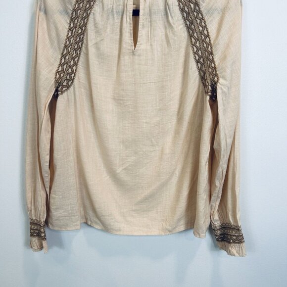 Faherty Brand ARLES blouse blush Small $158 Long Sleeve - Picture 10 of 10